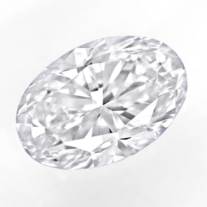 Foto 2 - Diamant 0,63ct River E VS2 Oval Schliff, IGI Zertifikat, D6684