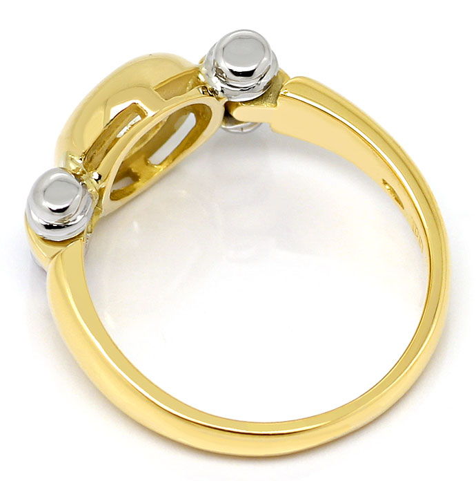 Foto 3 - Nieten Ring mit 0,38ct Brillant-Solitär in massiv Gold, S9111