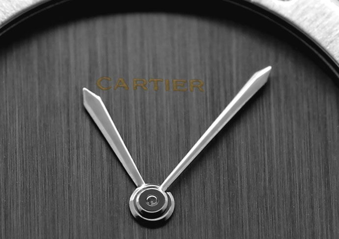 Foto 3 - Cartier Santos Vendome runde Herrenarmbanduhr Edelstahl, U2278